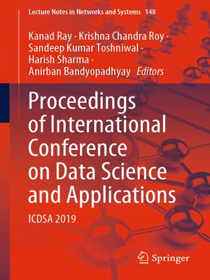 cover image of Proceedings of International Conference on Data Science and Applications